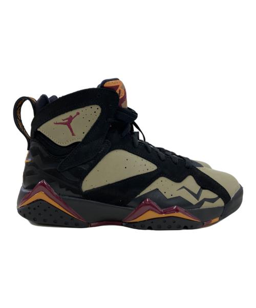NIKE（ナイキ）NIKE (ナイキ) AIR JORDAN 7 RETRO ブラック×ベージュ サイズ:25.5 未使用品の古着・服飾アイテム