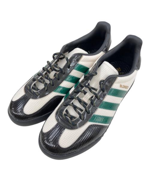 adidas（アディダス）adidas (アディダス) Blondey McCoy (ブロンディ・マッコイ) スニーカー ホワイト×ブラック×グリーン サイズ:25cm 未使用品の古着・服飾アイテム