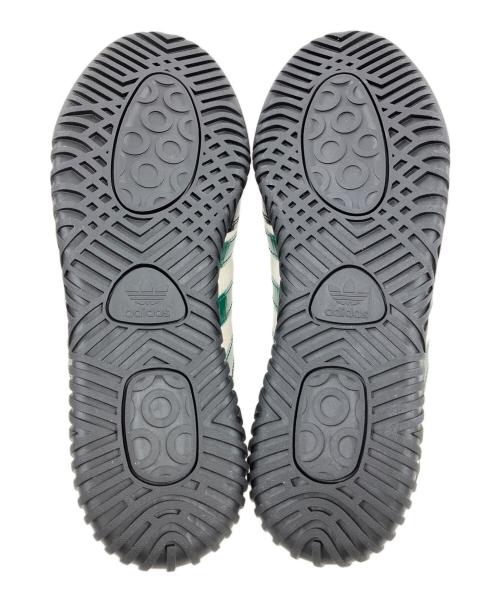 adidas（アディダス）adidas (アディダス) Blondey McCoy (ブロンディ・マッコイ) スニーカー ホワイト×ブラック×グリーン サイズ:25cm 未使用品の古着・服飾アイテム