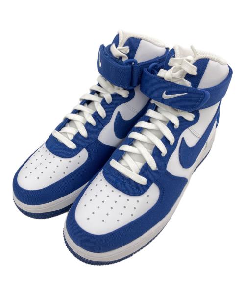 NIKE（ナイキ）NIKE (ナイキ) AIR FORCE 1 07 HIGH EMB White/Rush Blue サイズ:25.5cm 未使用品の古着・服飾アイテム