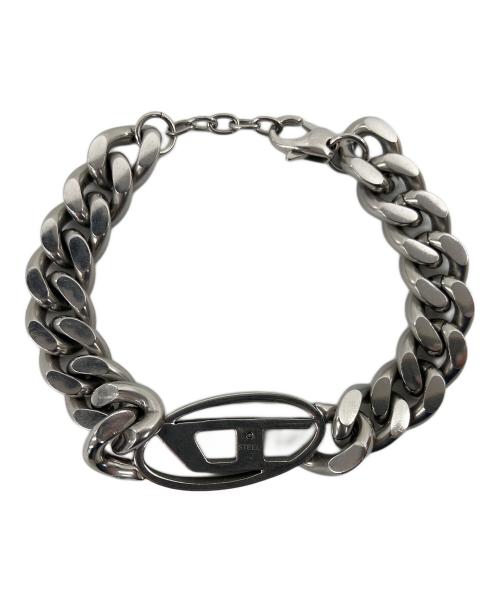 DIESEL（ディーゼル）DIESEL (ディーゼル) ロゴチェーンブレスレットの古着・服飾アイテム