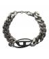DIESEL (ディーゼル) ロゴチェーンブレスレット：11000円