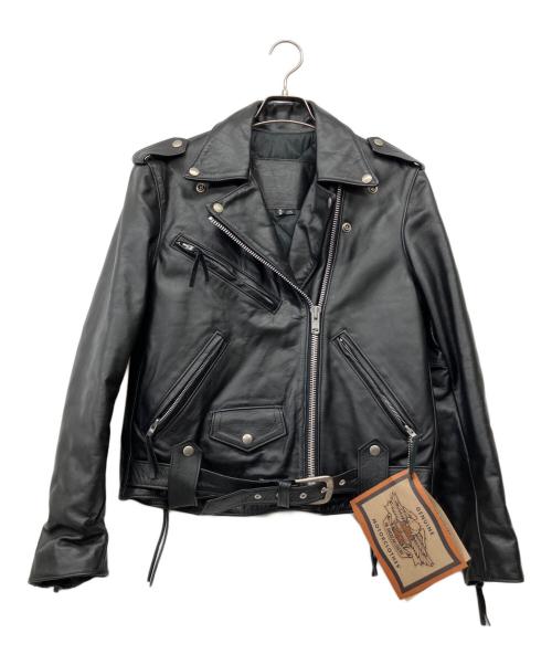HARLEY-DAVIDSON（ハーレーダビッドソン）HARLEY-DAVIDSON (ハーレーダビッドソン) レザーライダースジャケット ブラック サイズ:Mの古着・服飾アイテム