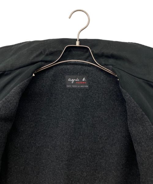 agnes b homme（アニエスベーオム）agnes b homme (アニエスベーオム) ダックジャケット ブラックの古着・服飾アイテム