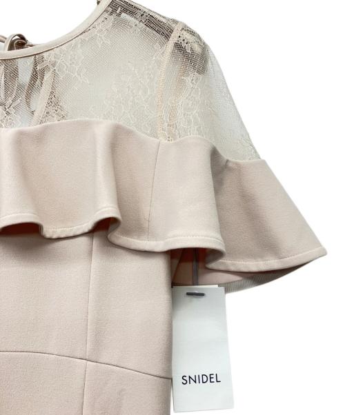 Snidel（スナイデル）Snidel (スナイデル) キャミソールワンピース ベージュ サイズ:1 未使用品の古着・服飾アイテム