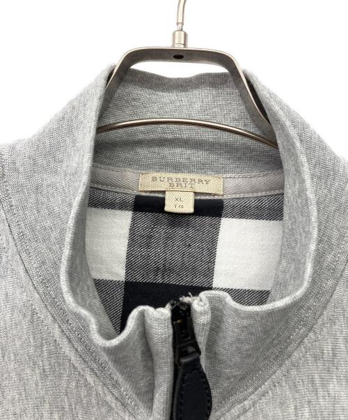 BURBERRY BRIT（バーバリーブリット）BURBERRY BRIT (バーバリーブリット) ジップアップスウェット グレー サイズ:XLの古着・服飾アイテム