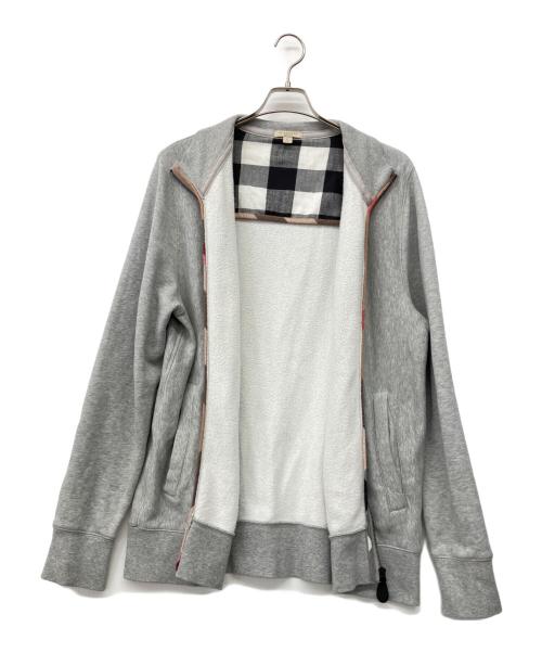 BURBERRY BRIT（バーバリーブリット）BURBERRY BRIT (バーバリーブリット) ジップアップスウェット グレー サイズ:XLの古着・服飾アイテム