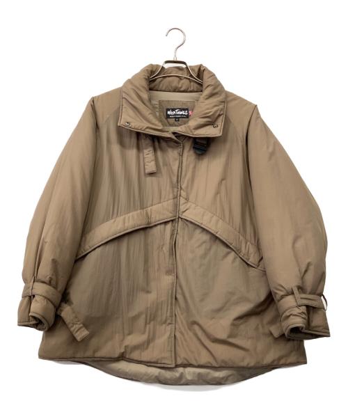 WILD THINGS（ワイルドシングス）WILD THINGS (ワイルドシングス) URBAN RESEARCH (アーバンリサーチ) belted puff jacket ベージュ サイズ:FREEの古着・服飾アイテム