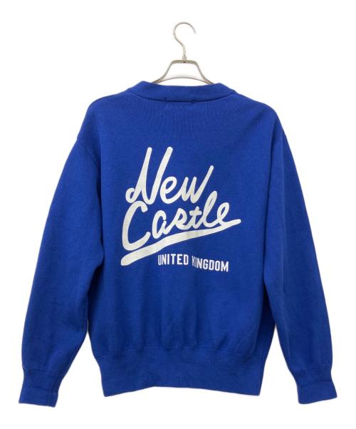 J.J.Mercer（ジェイジェイ・マーサー）J.J.Mercer (ジェイジェイ・マーサー) 厚手カーディガン ブルー サイズ:Fの古着・服飾アイテム