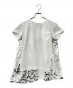 sacaiサカイ）の古着「半袖カットソー」｜ホワイト