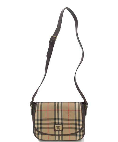 Burberry's（バーバリー）Burberry's (バーバリー) ショルダーバッグ ベージュ×ブラウンの古着・服飾アイテム
