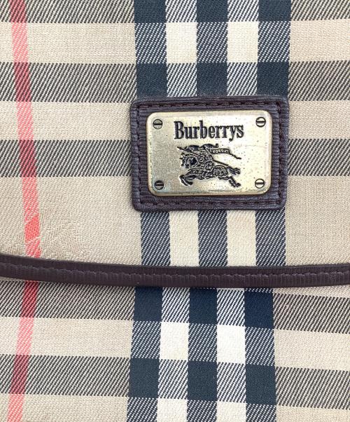Burberry's（バーバリー）Burberry's (バーバリー) ショルダーバッグ ベージュ×ブラウンの古着・服飾アイテム