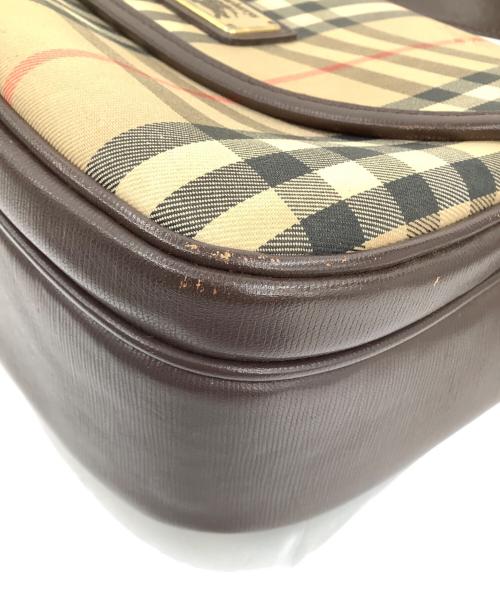 Burberry's（バーバリー）Burberry's (バーバリー) ショルダーバッグ ベージュ×ブラウンの古着・服飾アイテム