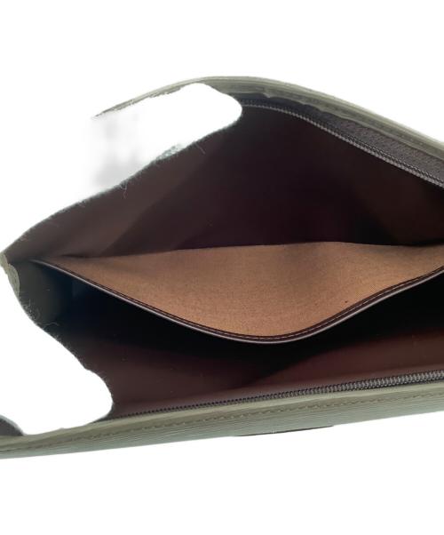 Burberry's（バーバリー）Burberry's (バーバリー) クラッチバッグ ベージュ×ブラウンの古着・服飾アイテム