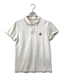 MONCLER S（モンクレールエス）の古着「MAGLIA POLO MANICA CORTA」｜ホワイト