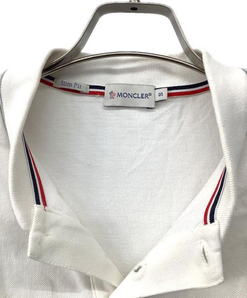 MONCLER S（モンクレールエス）MONCLER S (モンクレールエス) MAGLIA POLO MANICA CORTA ホワイト サイズ:Sの古着・服飾アイテム