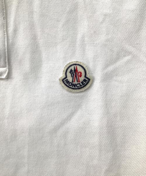 MONCLER S（モンクレールエス）MONCLER S (モンクレールエス) MAGLIA POLO MANICA CORTA ホワイト サイズ:Sの古着・服飾アイテム
