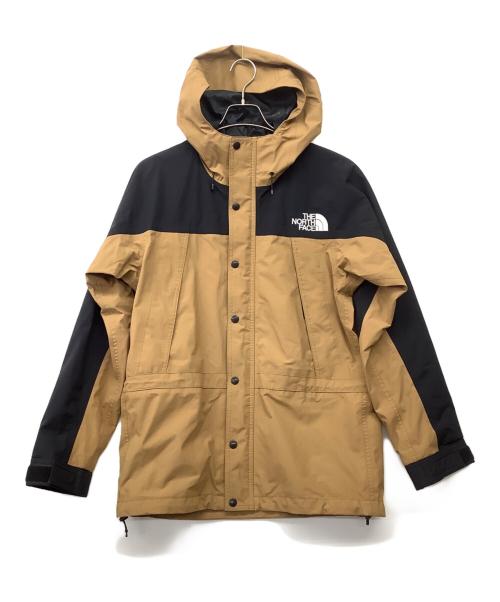THE NORTH FACE（ザ ノース フェイス）THE NORTH FACE (ザ ノース フェイス) MOUNTAIN LIGHT JACKET ベージュ×ブラック サイズ:Mの古着・服飾アイテム