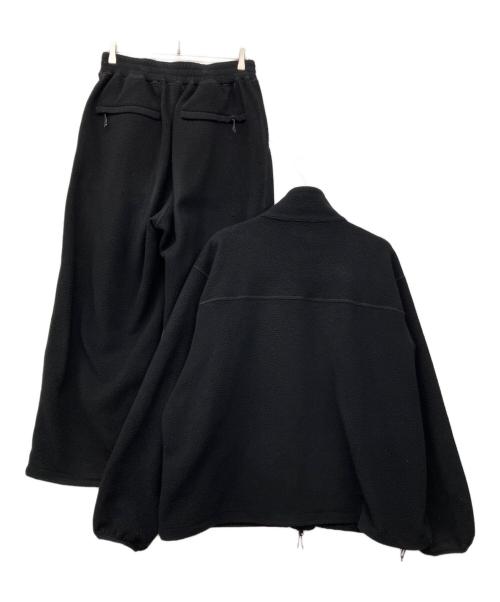 CLESSTE（クレスト）CLESSTE (クレスト) フリースジャケット・パンツセット ブラック サイズ:1の古着・服飾アイテム