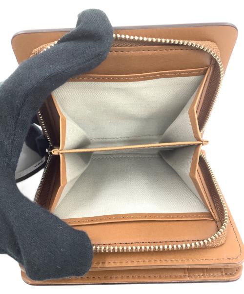 MARGARET HOWELL idea（マーガレット ハウエル アイディア）MARGARET HOWELL idea (マーガレット ハウエル アイディア) 2つ折り財布 ブラウンの古着・服飾アイテム