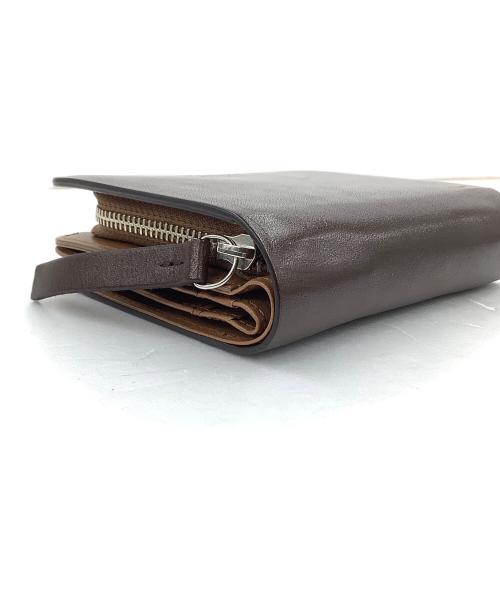 MARGARET HOWELL idea（マーガレット ハウエル アイディア）MARGARET HOWELL idea (マーガレット ハウエル アイディア) 2つ折り財布 ブラウンの古着・服飾アイテム