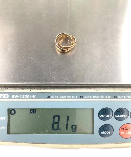 Cartier（カルティエ）Cartier (カルティエ) K18　トリニティリング サイズ:50（JP10)の古着・服飾アイテム