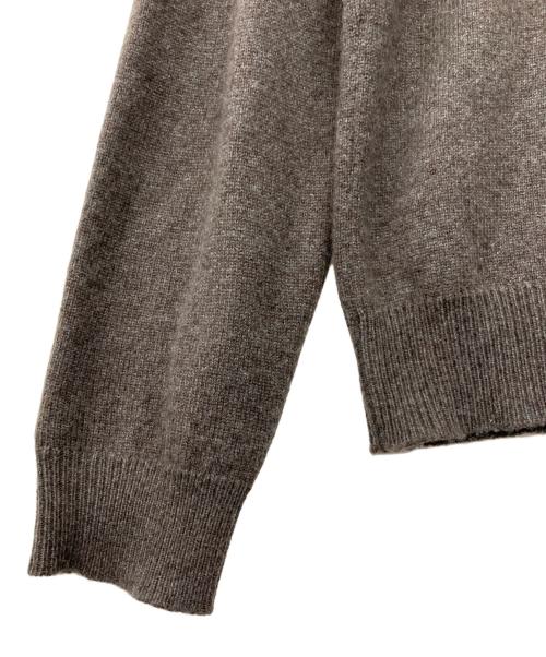 GUCCI（グッチ）GUCCI (グッチ) カシミヤブレンドパッチニット ブラウン サイズ:Mの古着・服飾アイテム