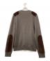GUCCI (グッチ) カシミヤブレンドパッチニット ブラウン サイズ:M：18000円