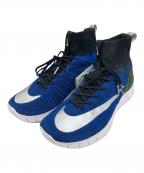 NIKEナイキ）の古着「FREE FLYKNIT MERCURIAL FC」｜ブルー×ブラック