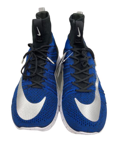 NIKE（ナイキ）NIKE (ナイキ) FREE FLYKNIT MERCURIAL FC ブルー×ブラック サイズ:28 未使用品の古着・服飾アイテム