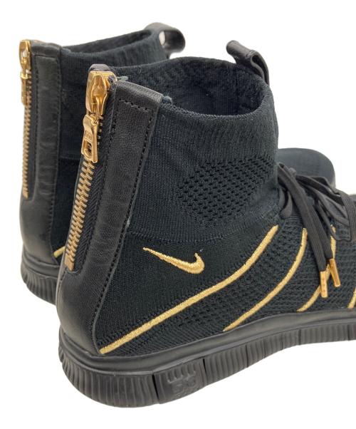 NIKE（ナイキ）NIKE (ナイキ) FREE FK MERCURIAL OR ブラック×ゴールド サイズ:28 未使用品の古着・服飾アイテム