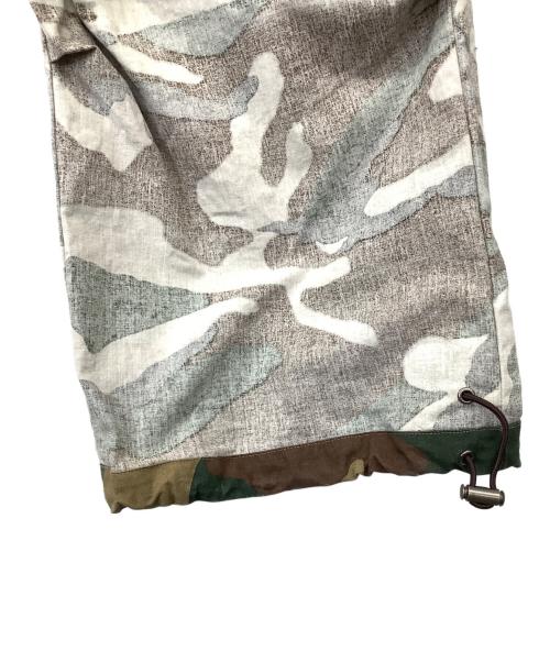 gadid anoniem（ガディッド アノニム）gadid anoniem (ガディッド アノニム) soni カーゴパンツ ホワイトベース サイズ:Sの古着・服飾アイテム