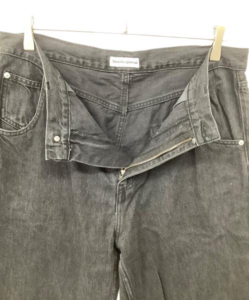 Cabaret Poval（キャバレーポバール）Cabaret Poval (キャバレーポバール) STANDARD JEAN - BLACK ブラック サイズ:XLの古着・服飾アイテム