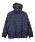 SPECIAL GUEST K.K.（スペシャルゲスト）の古着「SHIRT PATTERN CAMO NYLON HOODED JACKET」｜ブラック×ブルー