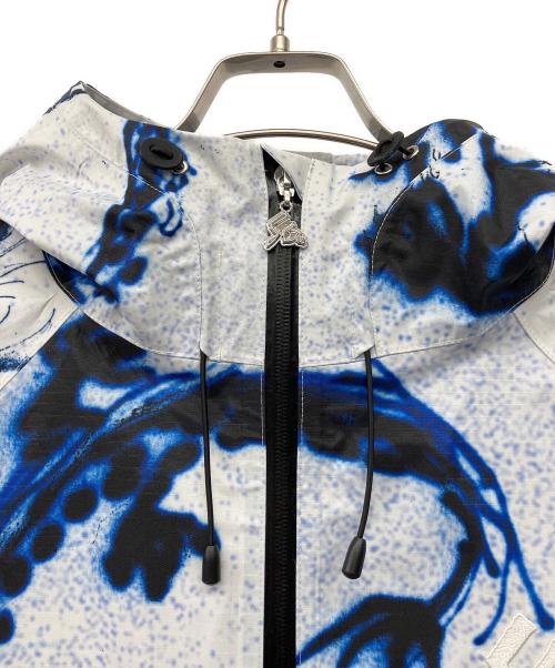 SPECIAL GUEST K.K.（スペシャルゲスト）SPECIAL GUEST K.K. (スペシャルゲスト) DRAGON SHELL JACKET(WHITE) ホワイト×ブルー サイズ:XLの古着・服飾アイテム