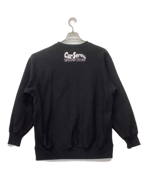 WASTED YOUTH（ウェイステッドユース）WASTED YOUTH (ウェイステッドユース) carservice (カーサービス) コラボスウェット ブラック サイズ:XLの古着・服飾アイテム
