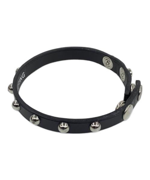 CAREERING（キャリアリング）CAREERING (キャリアリング) 藤原ヒロシ氏 (fragment design) (フジワラヒロシ フラグメントデザイン) ブレスレット ブラックの古着・服飾アイテム