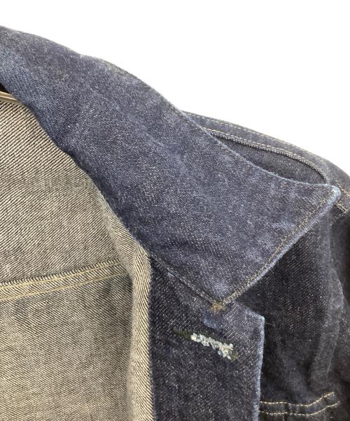 BLUE BLUE（ブルーブルー）BLUE BLUE (ブルーブルー) JK01 SELVEDGE DENIM 3rd TYPE TRUCKER JACKET インディゴ サイズ:3の古着・服飾アイテム