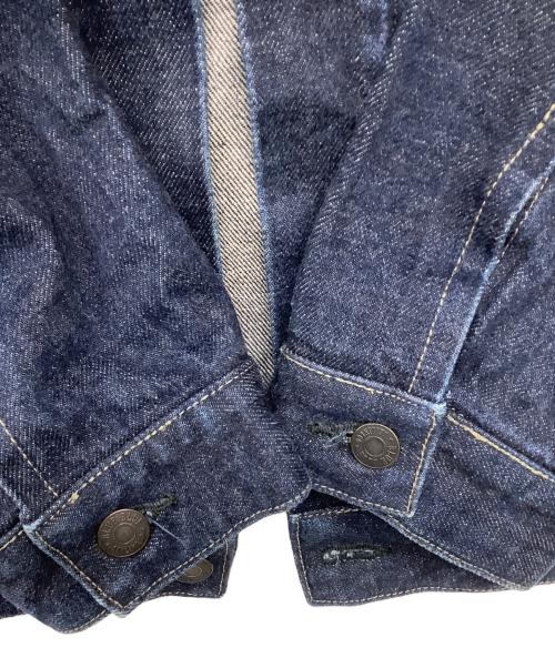 BLUE BLUE（ブルーブルー）BLUE BLUE (ブルーブルー) JK01 SELVEDGE DENIM 3rd TYPE TRUCKER JACKET インディゴ サイズ:3の古着・服飾アイテム
