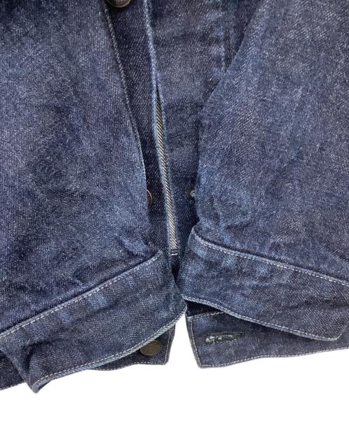 BLUE BLUE（ブルーブルー）BLUE BLUE (ブルーブルー) JK01 SELVEDGE DENIM 3rd TYPE TRUCKER JACKET インディゴ サイズ:3の古着・服飾アイテム