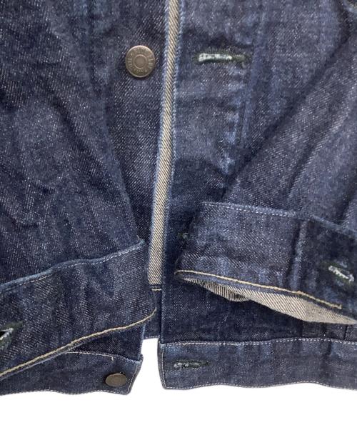 BLUE BLUE（ブルーブルー）BLUE BLUE (ブルーブルー) JK01 SELVEDGE DENIM 3rd TYPE TRUCKER JACKET インディゴ サイズ:3の古着・服飾アイテム