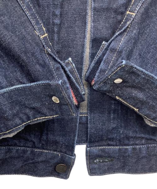 BLUE BLUE（ブルーブルー）BLUE BLUE (ブルーブルー) JK01 SELVEDGE DENIM 3rd TYPE TRUCKER JACKET インディゴ サイズ:3の古着・服飾アイテム