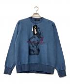 Hysteric Glamour×PLAY BOYヒステリックグラマー×プレイボーイ）の古着「NO RULES スウェット」｜ブルー