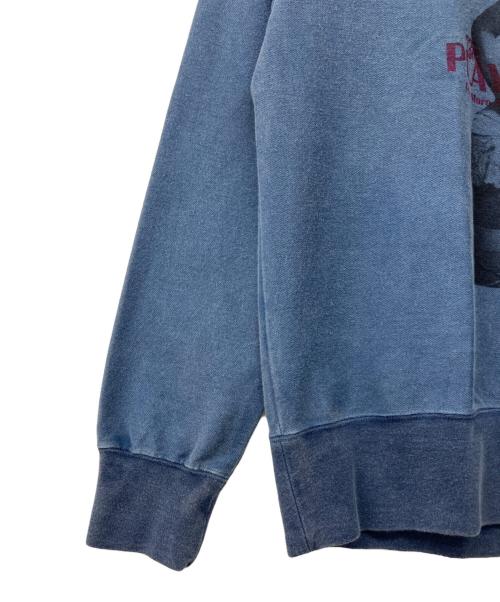 Hysteric Glamour（ヒステリックグラマー）Hysteric Glamour (ヒステリックグラマー) PLAY BOY (プレイボーイ) NO RULES スウェット ブルー サイズ:L 未使用品の古着・服飾アイテム