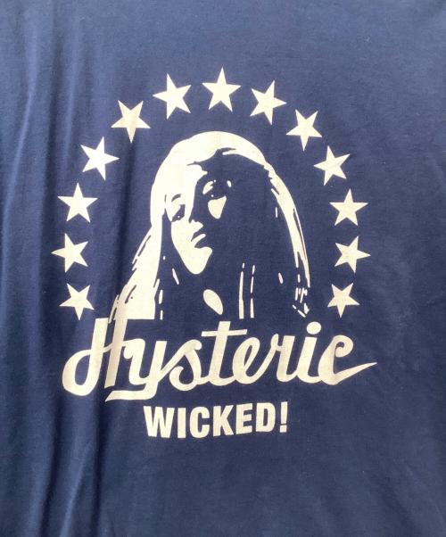 Hysteric Glamour（ヒステリックグラマー）Hysteric Glamour (ヒステリックグラマー) ヒスガール　ロンT ネイビー サイズ:L 未使用品の古着・服飾アイテム