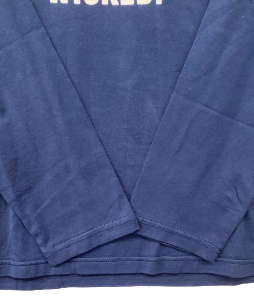 Hysteric Glamour（ヒステリックグラマー）Hysteric Glamour (ヒステリックグラマー) ヒスガール　ロンT ネイビー サイズ:L 未使用品の古着・服飾アイテム