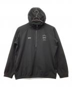 SOPH.×F.C.Real Bristolソフ×エフシーレアルブリストル）の古着「PDK HALF ZIP HOODED TOP」｜ブラック