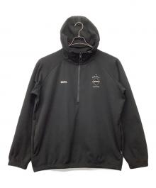 SOPH.×F.C.Real Bristol（ソフ×エフシーレアルブリストル）の古着「PDK HALF ZIP HOODED TOP」｜ブラック