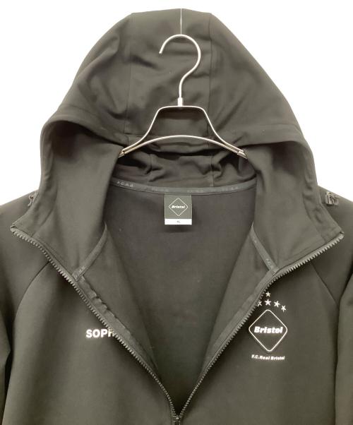SOPH.（ソフ）SOPH. (ソフ) F.C.Real Bristol (エフシーレアルブリストル) PDK HALF ZIP HOODED TOP ブラック サイズ:XLの古着・服飾アイテム