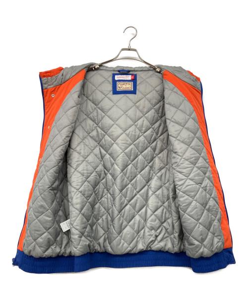 MITCHELL & NESS（ミッチェルアンドネス）MITCHELL & NESS (ミッチェルアンドネス) NBA THROW IT BACK RETRO JACKET VINTAGE LOGO オレンジ×ブルー サイズ:Lの古着・服飾アイテム